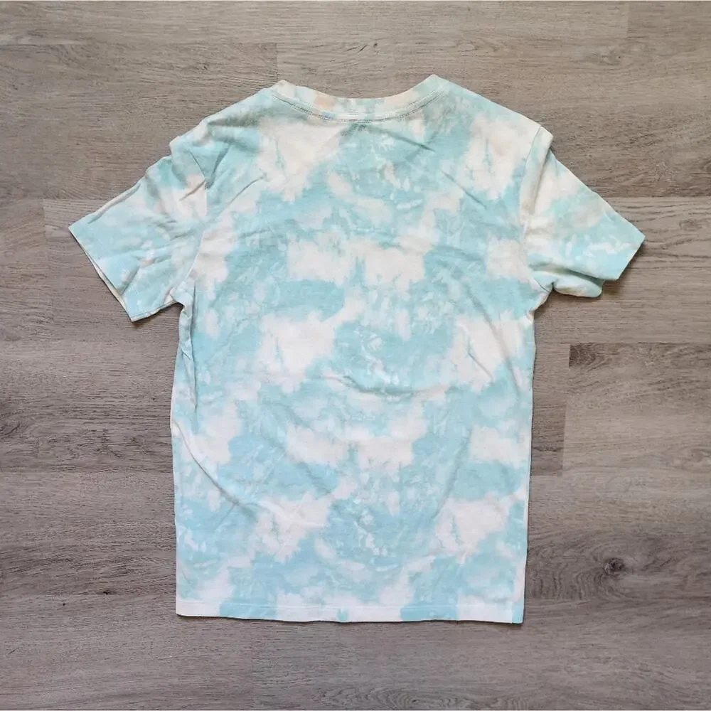 Old Navy Boy's SpongeBob & Patrick Short Sleeve Crewneck Tie-Dye Tee Large 10-12